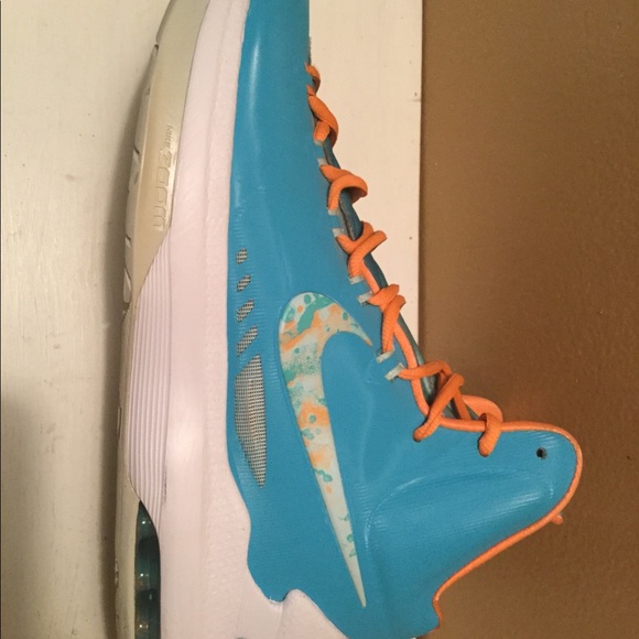 Nike Kevin Durant Easter Turquoise Blue Orange KD - Picture 5 of 8